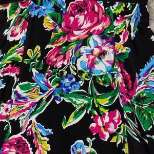 Trashy Diva 1940s Vintage Repro Silk Floral Dress